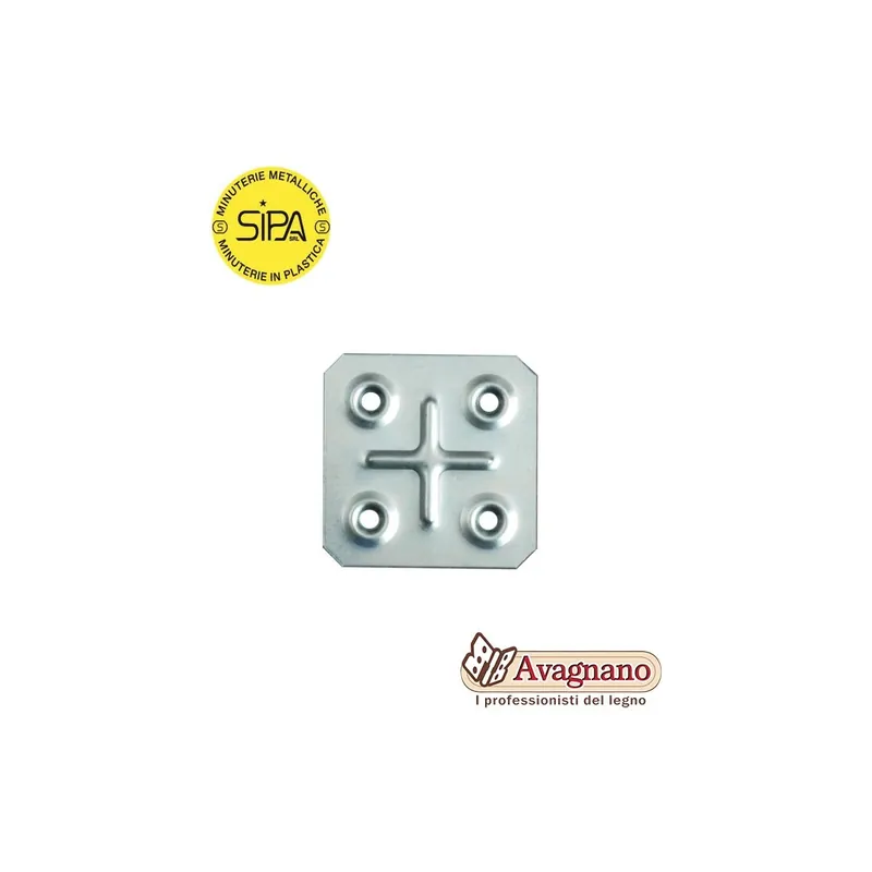 PIASTRINA QUADRATA CON FORI 45 X 45 mm - SIPA Nu Kopen
