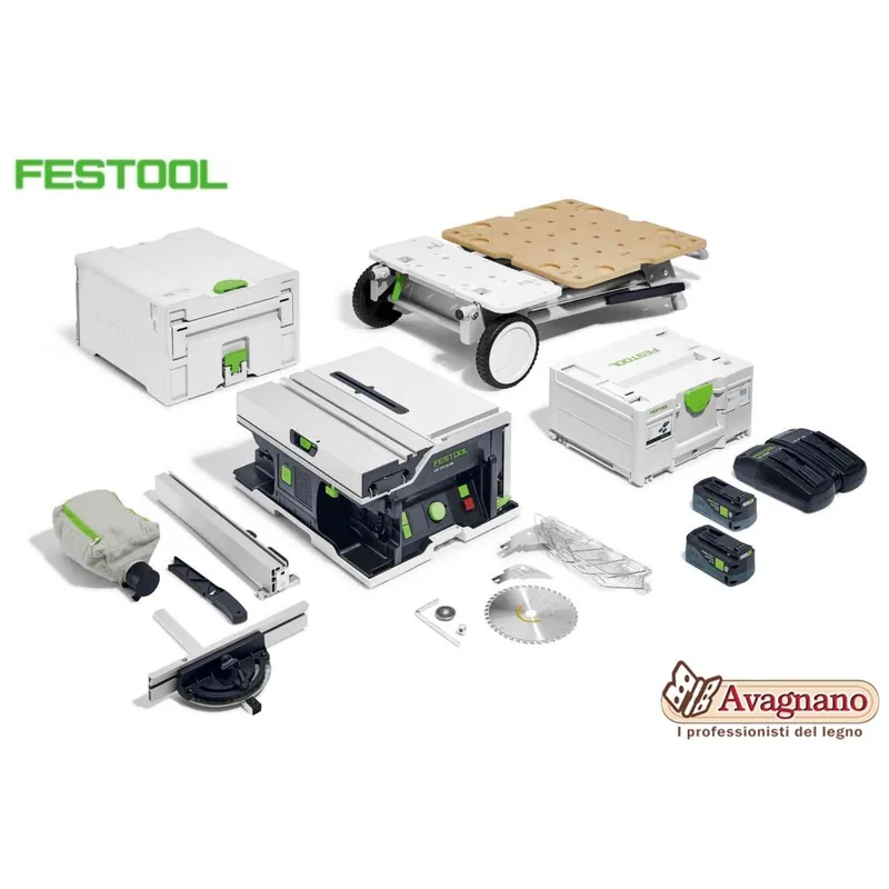Laatste Kans Sega circolare da banco a batteria CSC SYS 50 EBI-Set - FESTOOL
