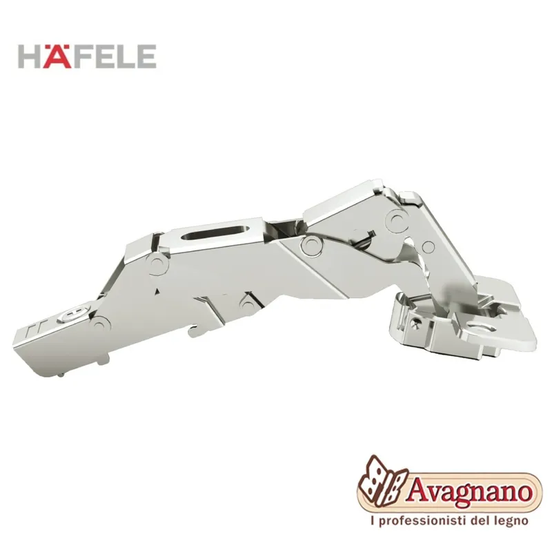 CERNIERA 155° HAFELE F.35 COLLO PIANO AMMORTIZZATA Flitsaanbieding
