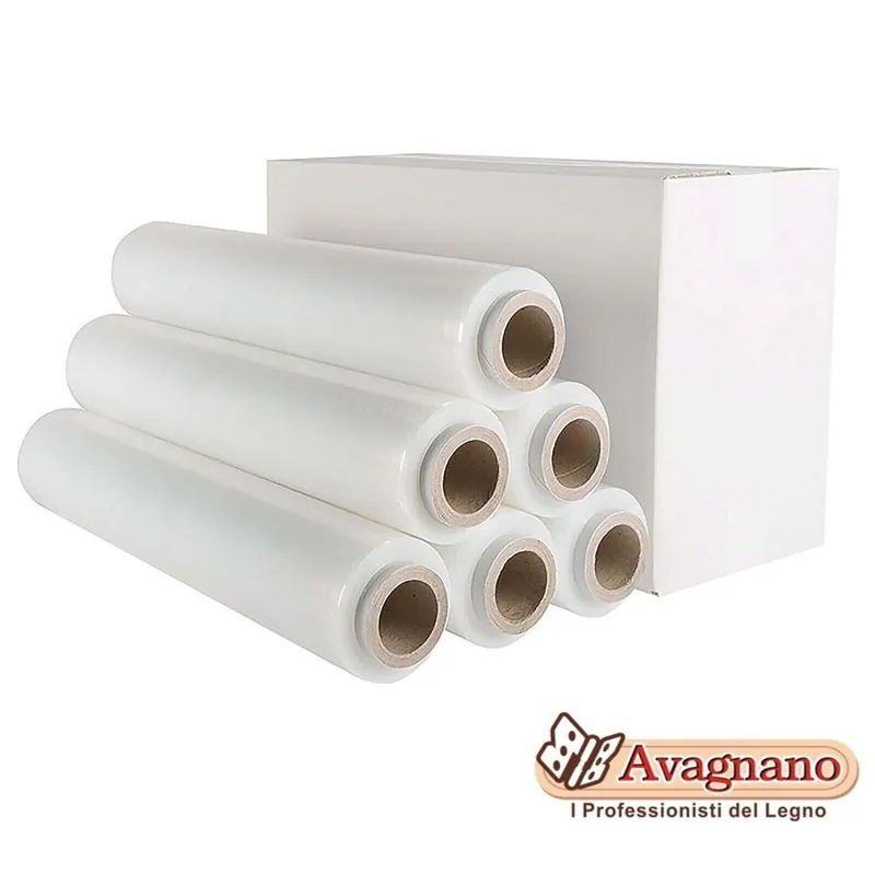 Beperkte Voorraad Bobina Film Estensibile Trasparente da 2,2Kg 50cm Pellicola Manuale