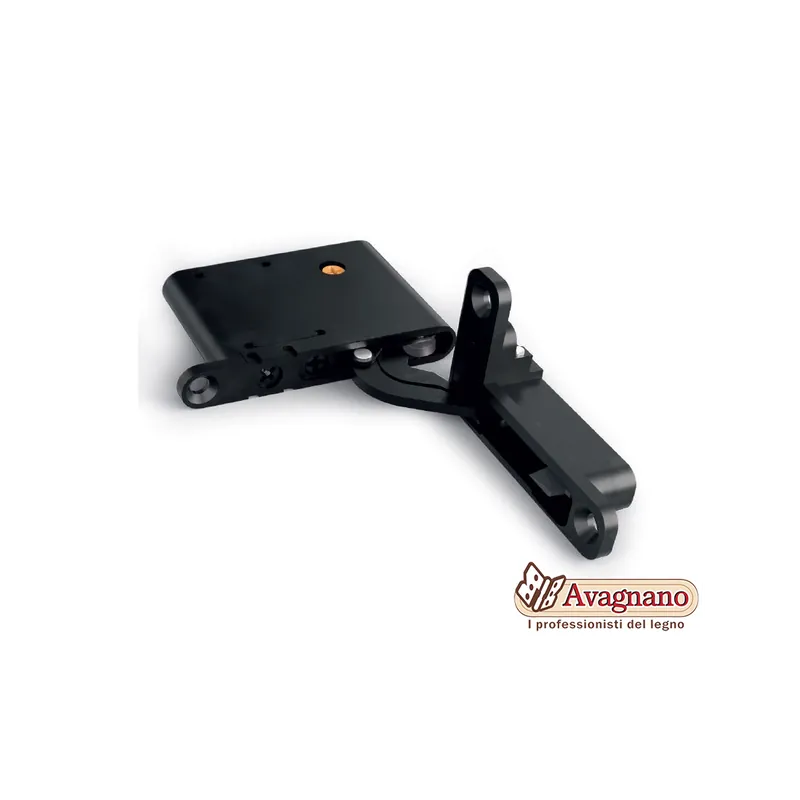 Express Levering SET CERNIERA INVISIBILE AMMORTIZZATA (DXeSX) F490 NERO OPACO - DANCO