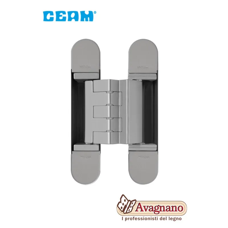 CERNIERA DISASSATA A SCOMPARSA PER PORTE CEAM 1418 3D ARGENTO Must-Have
