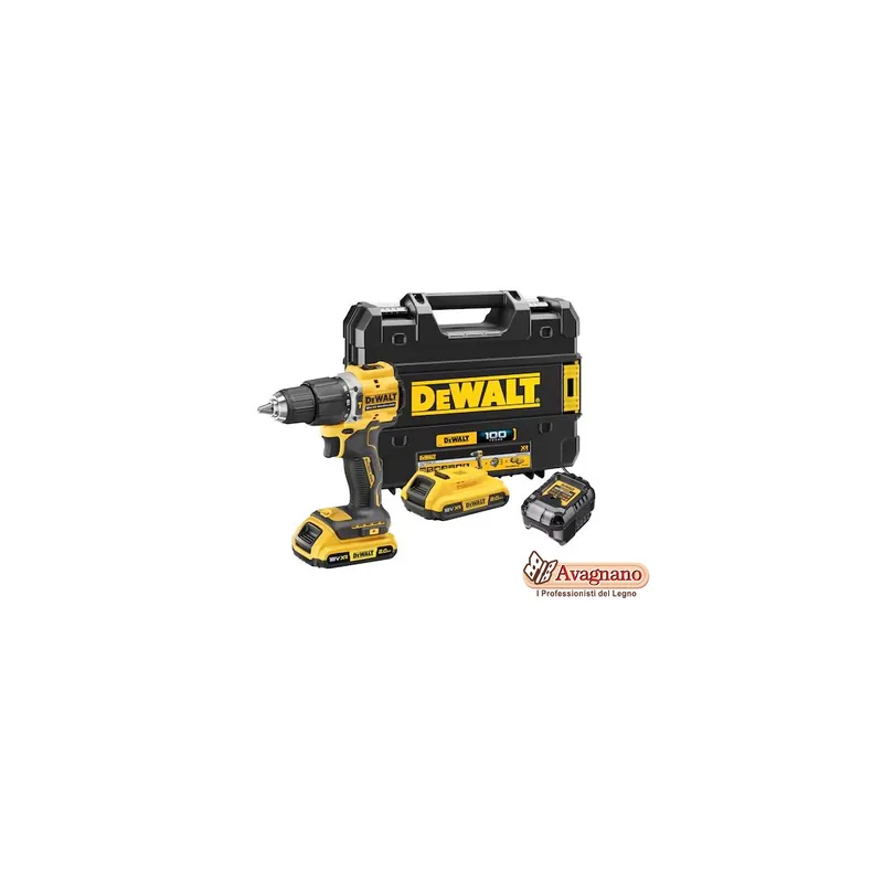 Finale Uitverkoop TRAPANO AVVITATORE CON PERCUSSIONE 100 ANNI 18V 2AH XR - DEWALT