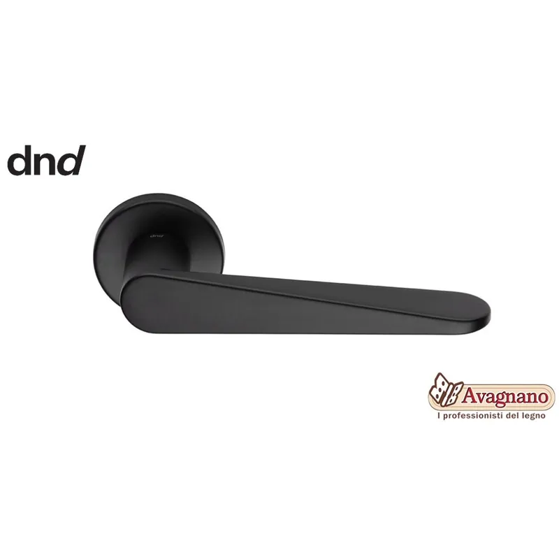 Veilige Betaling MANIGLIA IKI ROSETTA TONDA PAT NERO OPACO - dnd