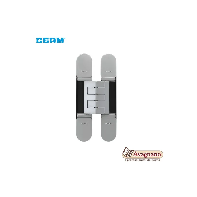 Direct Verzonden CERNIERA A SCOMPARSA PER PORTE CEAM 1431 3D ARGENTO