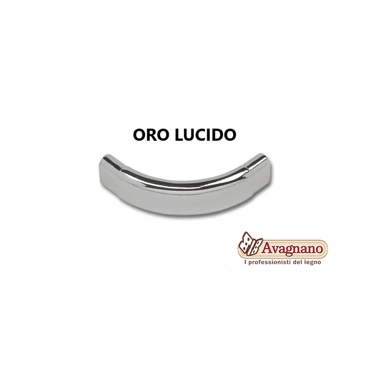 Hete Deal CURVA A 90° PER TUBO OVALE ORO LUCIDO 30x15 mm - MANART