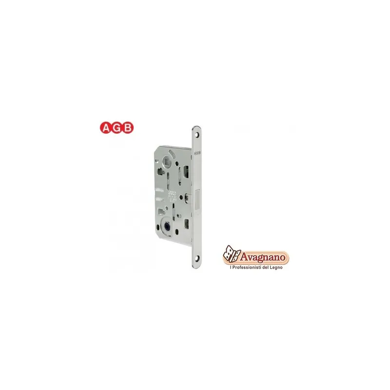 Populair Serratura AGB POLARIS PORTE WC NICHELATA