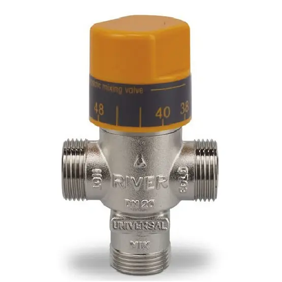 Voordeelprijs Miscelatore termostatico universale antiscottatura 110°C River Miscelatore termostatico universale antiscottatura 110°C River Echome