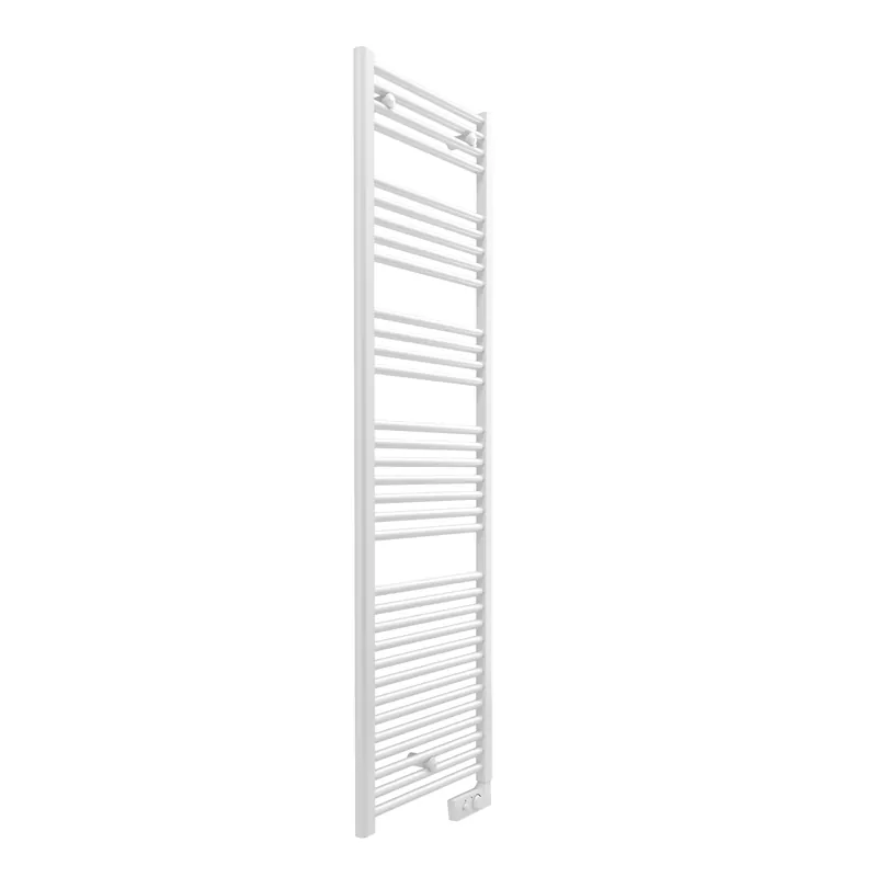 Scaldasalviette bianco dritto elettrico termostato analogico Cortina Lazzarini 1703x550 mm Gratis Retour
