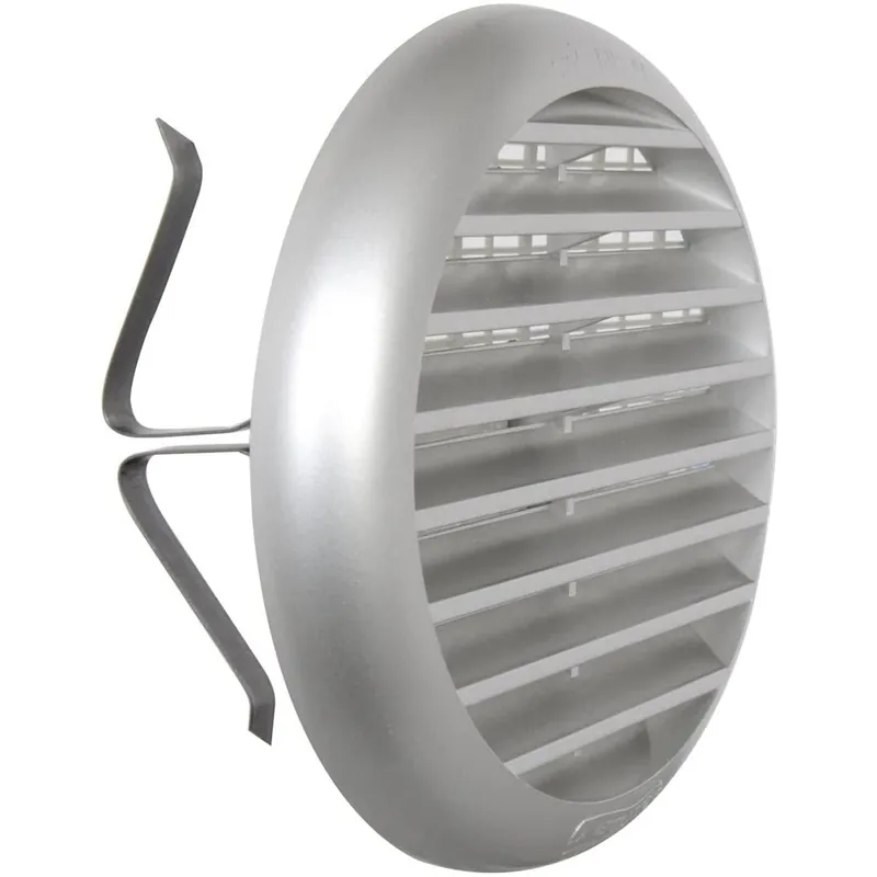 Lage Prijs Griglia tonda universale con molla Ventilazione First 106 mm - Bianco