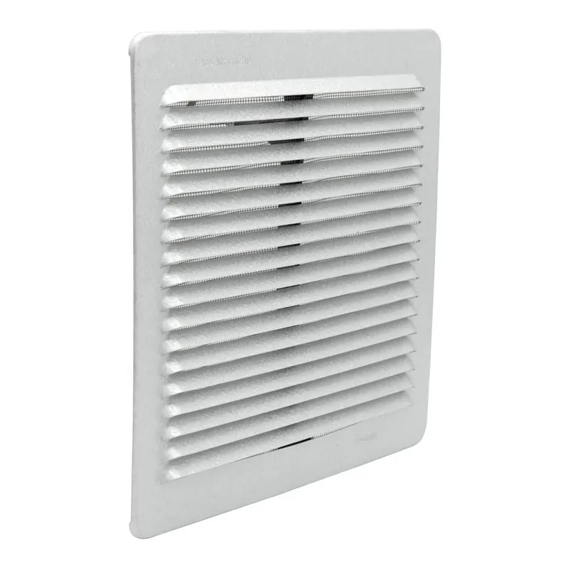 Griglia metallica universale con molla e rete Ventilazione First Griglia metallica universale con molla e rete Ventilazione First Echome Finale Uitverkoop