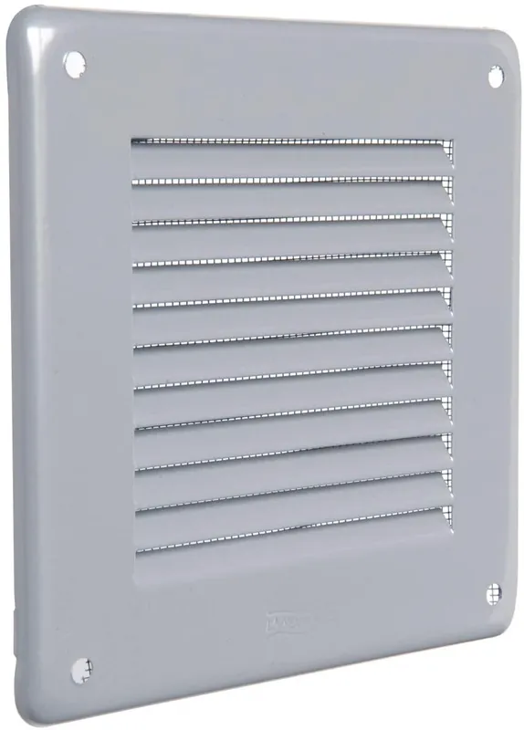 Beperkt Aanbod Griglia metallica quadrata da sovrapporre con rete Ventilazione First Griglia metallica quadrata da sovrapporre con rete Ventilazione First Echome