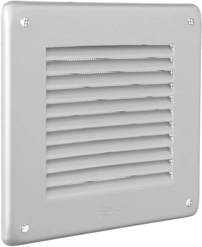 Griglia metallica quadrata da sovrapporre con rete Ventilazione First Griglia metallica quadrata da sovrapporre con rete Ventilazione First Echome Populair