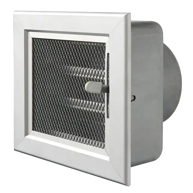 Griglia alluminio ventilazione camino con rete imbocco serranda Ventilazione First Griglia alluminio ventilazione camino con rete imbocco serranda Ventilazione First Echome Bestseller