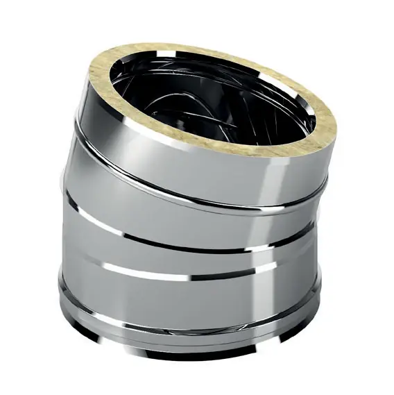 Uitverkoop Curva 15° doppia parete acciaio Iso25 De Marinis Curva 15° doppia parete acciaio Iso25 De Marinis Echome