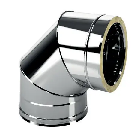 Curva 90° doppia parete acciaio Iso25 De Marinis Curva 90° doppia parete acciaio Iso25 De Marinis Echome Veilige Betaling