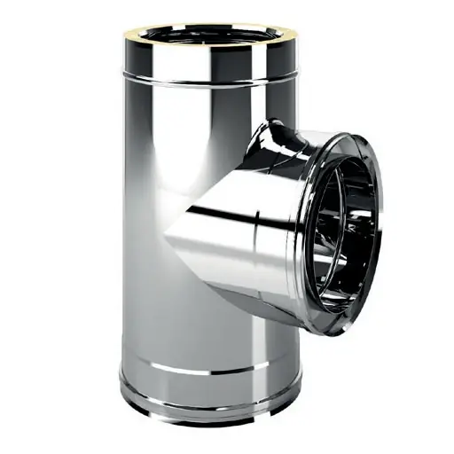 Raccordo T 90° doppia parete acciaio innesto maschio Iso25 De Marinis Raccordo T 90° doppia parete acciaio innesto maschio Iso25 De Marinis Echome Express Levering