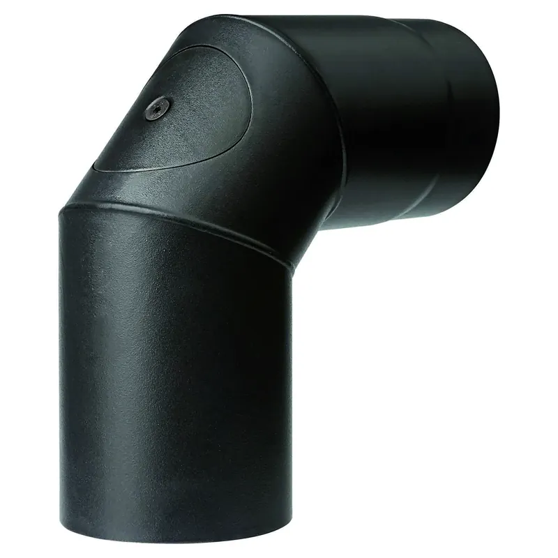 Bestseller Tubo curva 90° 3 settori ispezione porcellanato nero Smalto top Ala Tubo curva 90° 3 settori ispezione porcellanato nero Smalto top Ala Echome