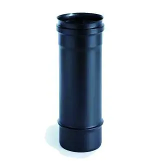 Canna fumaria tubo diritto 0,25m inox nero De Borri Canna fumaria tubo diritto 0,25m inox nero De Borri Echome Must-Have