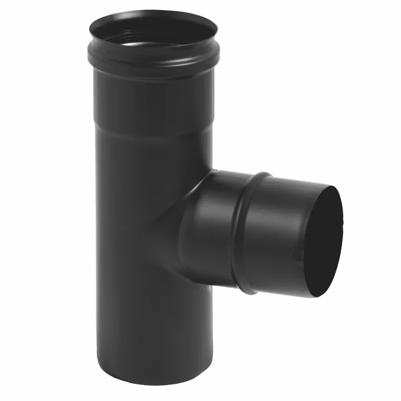 Raccordo tubo Tee 90° F/F/M inox nero tappo De Borri Raccordo tubo Tee 90° F/F/M inox nero tappo De Borri Echome Alleen Vandaag