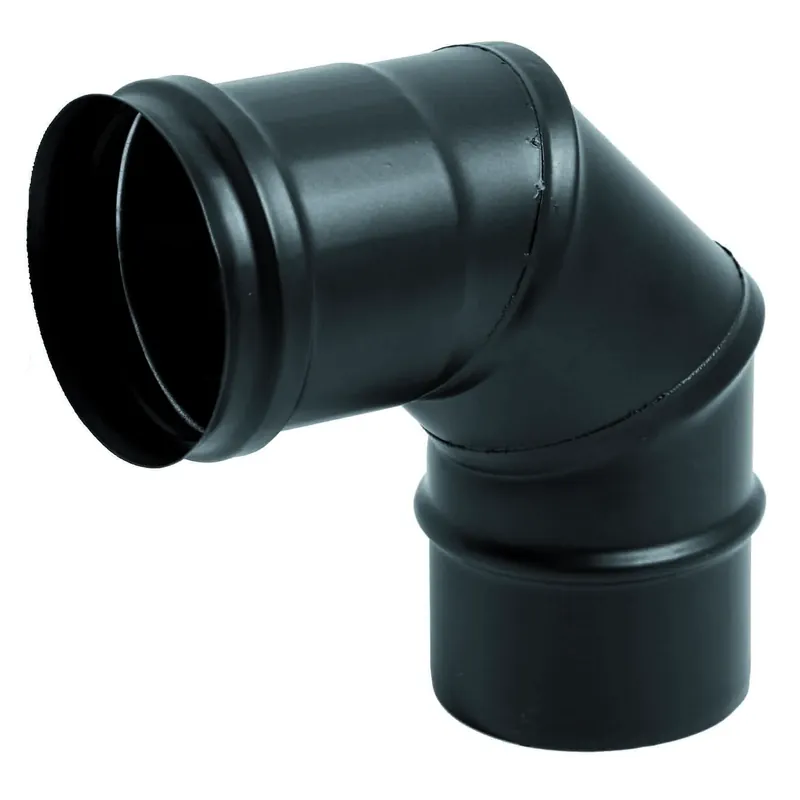 Tubo curva 90° settori inox nero De Borri Tubo curva 90° settori inox nero De Borri Echome Nu Kopen