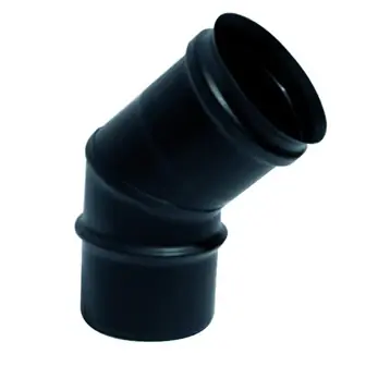Bestseller Tubo curva 45° settori inox nero De Borri Tubo curva 45° settori inox nero De Borri Echome
