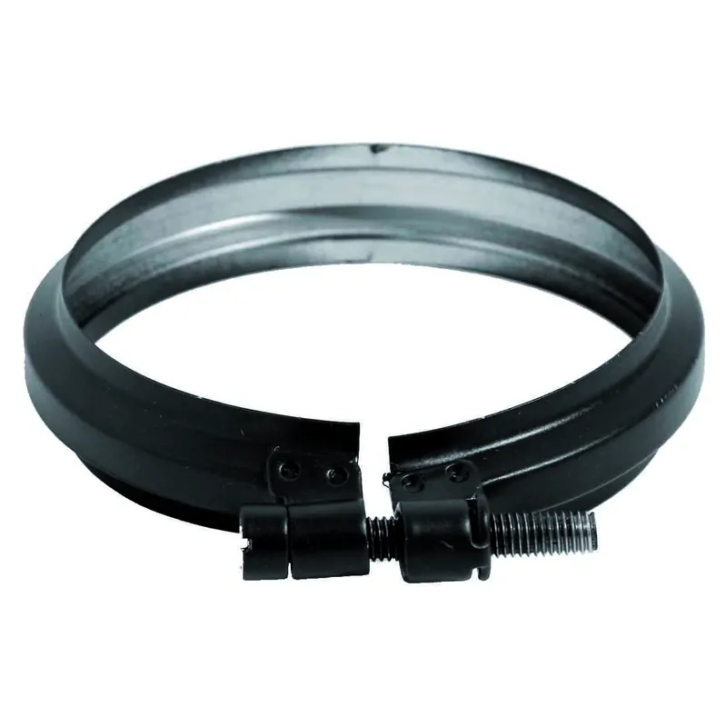 Tijdelijk Beschikbaar Fascetta bloccaggio tubo inox nero De Borri Fascetta bloccaggio tubo inox nero De Borri Echome