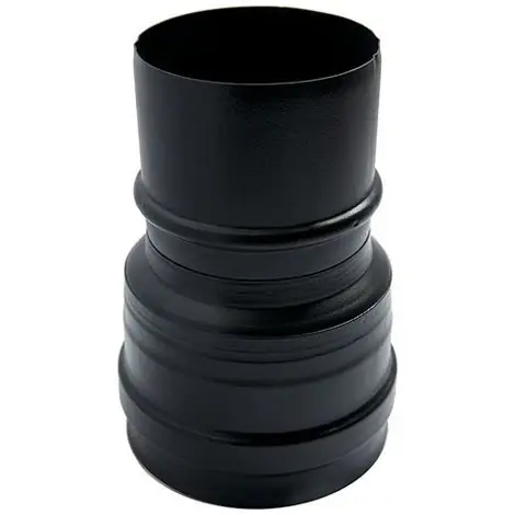 Betaalbaar Tubo riduzione acciaio inox nero De Borri Tubo riduzione acciaio inox nero De Borri Echome