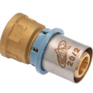 Uitverkoop Raccordo pressare diritto femmina ottone Unidelta 16x1/2”x2