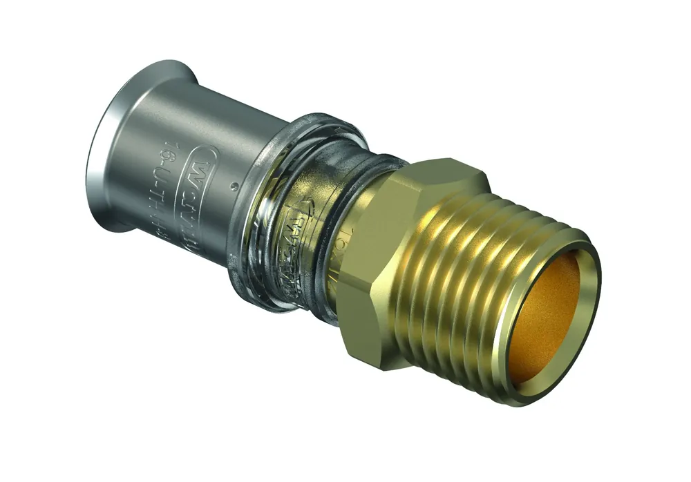 Superprijs Manicotto filettato maschio pressare Tigris M5 Wavin 16x1/2”