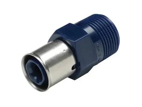 Manicotto maschio blu Tigris K1 Wavin 16x1/2” Betrouwbaar
