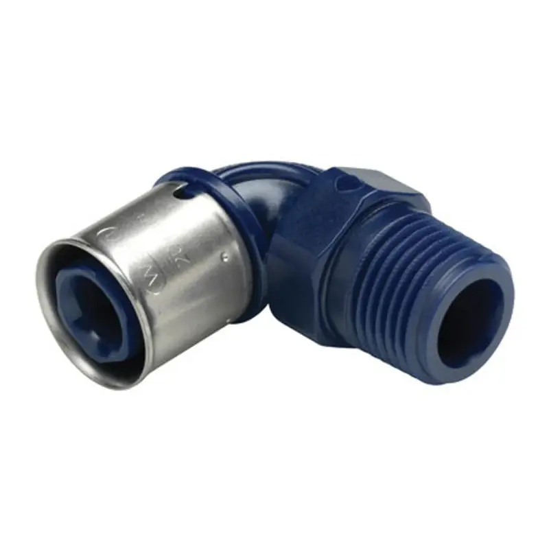 Op = Op Gomito maschio blu Tigris K1 Wavin 16x1/2”