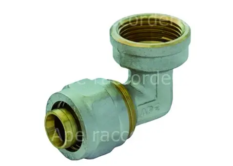 Gomito nichelato femmina 700L APL Ape 16x1/2” Rechtstreeks Van De Fabrikant