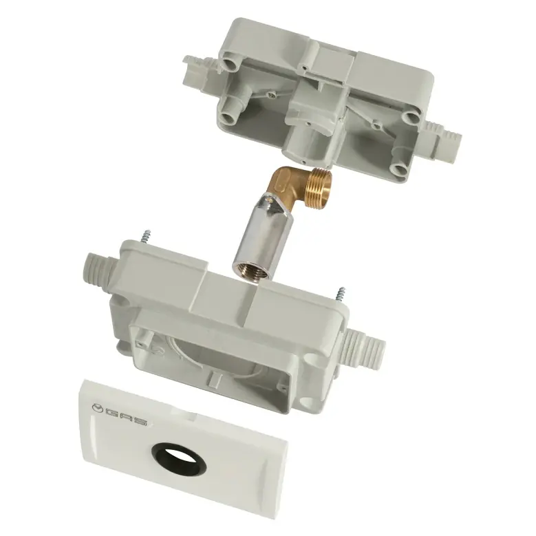 Merkproduct Kit raccordo uscita scatola caldaia gas Trident General Fittings Kit raccordo uscita scatola caldaia gas Trident General Fittings Echome