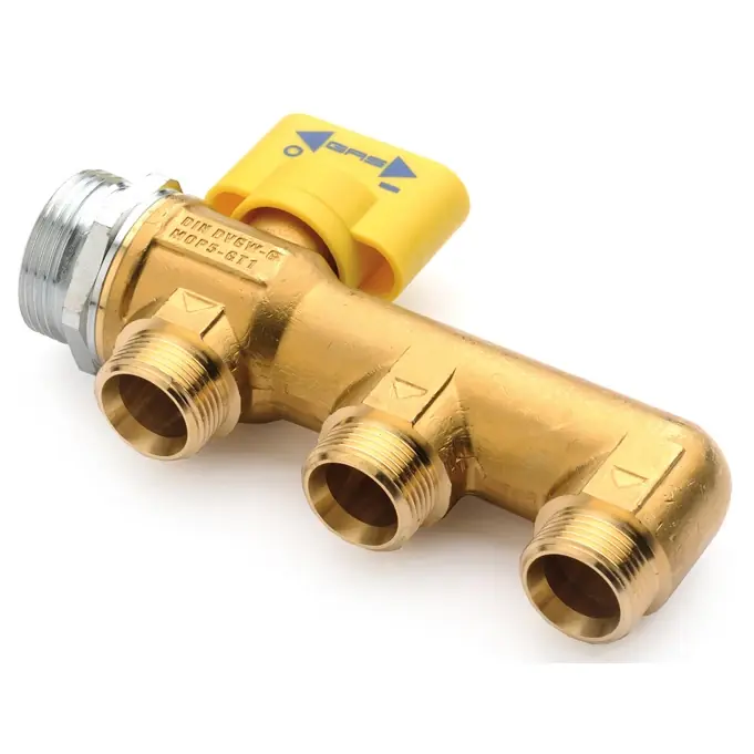 Raccordo collettore sede conica gas Trident General Fittings Raccordo collettore sede conica gas Trident General Fittings Echome Nieuw