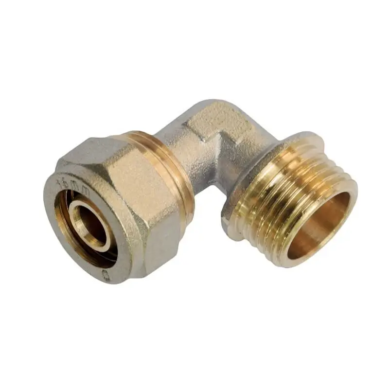 Populair Gomito maschio diritto ottone tubo multistrato Ape 16x1/2”x2