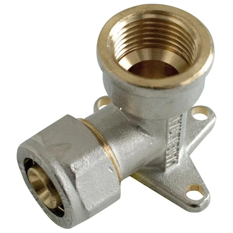 Express Levering Gomito femmina flangia ottone tubo multistrato Ape 16x1/2”x2