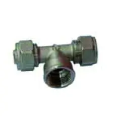 Beperkte Voorraad Tee stringere femmina ottone tubo multistrato Ape 16x1/2”x2