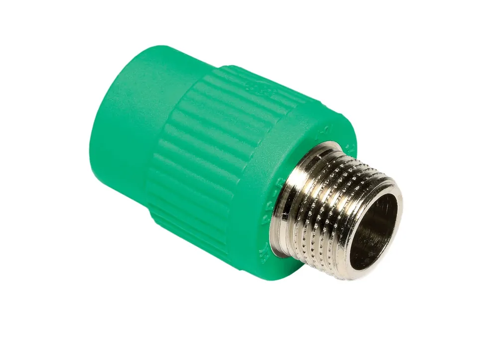 Bestel Nu Giunto filettato maschio PP-R Tigris Green Wavin 20x1/2” mm