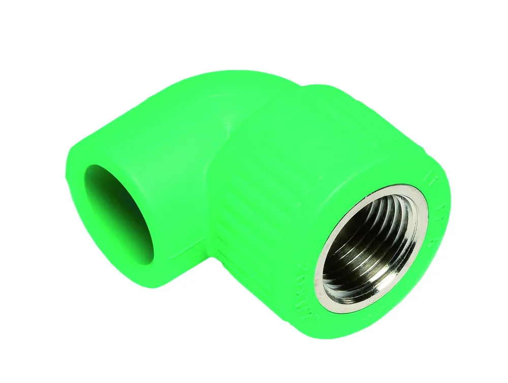 Beperkte Voorraad Gomito 90° filettato femmina PP-R Tigris Green Wavin 20x1/2” mm