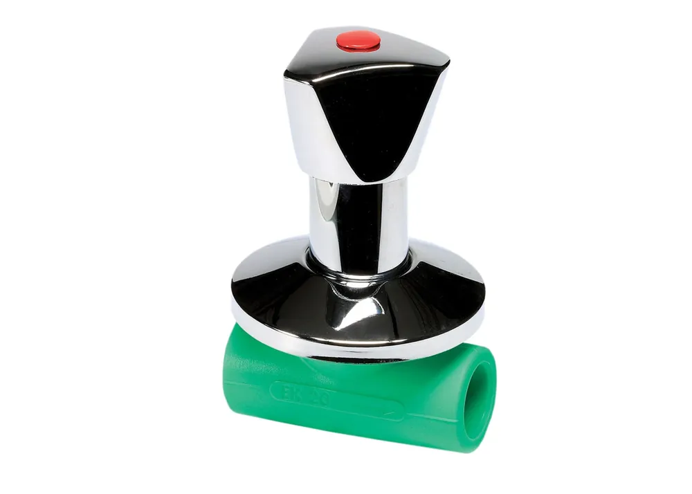 Gereduceerde Prijs Rubinetto maniglia PP-R Tigris Green Wavin Rubinetto maniglia PP-R Tigris Green Wavin Echome