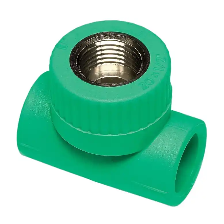 Flitsaanbieding Tes filettato femmina PP-R Tigris Green Wavin 20x1/2” mm