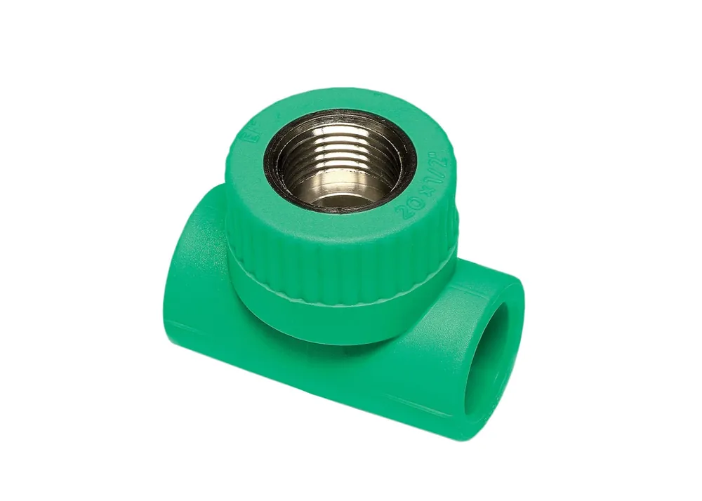 Tes filettato femmina PP-R Tigris Green Wavin 20x1/2” mm Weekendaanbieding