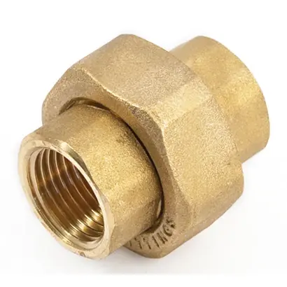 Veilige Betaling Raccordo dritto tre pezzi FF ottone 2600 General Fittings 1 1/2”