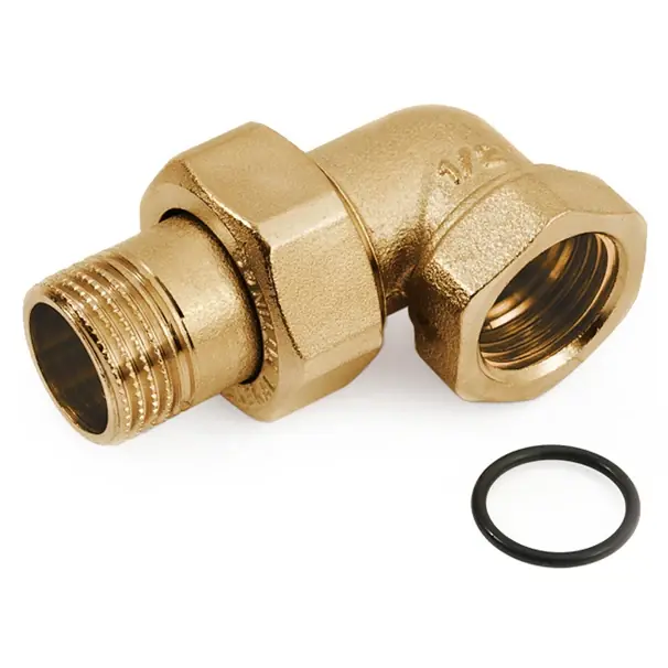 Raccordo angolo MF O-Ring radiatore ottone 2700 General Fittings 1 1/2” Speciale Aanbieding