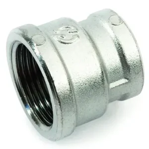 Hoge Kwaliteit Manicotto ridotto femmina ottone cromato 2600 General Fittings 1/2”x3/4”