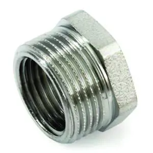 Raccordo riduzione esagonale MF ottone cromato 2600 General Fittings 1/2”x3/8” Korting