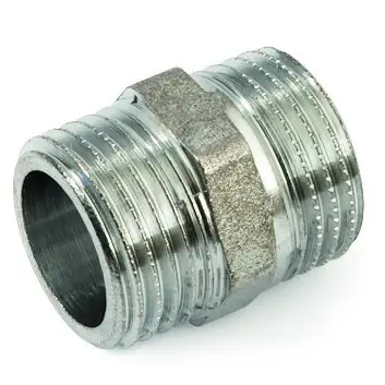 Betrouwbaar Nipplo dritto doppio maschio ottone cromato 2600 General Fittings 1/2”