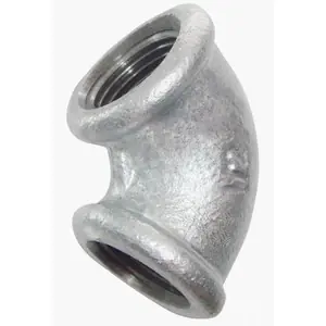 Raccordo gomito 90° FF zincato ghisa Raccordo gomito 90° FF zincato ghisa Echome Koop Vandaag