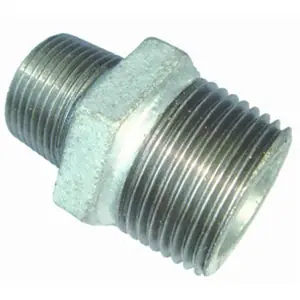 Populair Raccordo nipplo riduzione MM zincato ghisa Raccordo nipplo riduzione MM zincato ghisa Echome